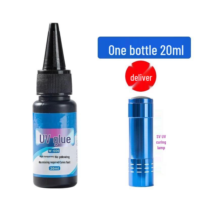 3018 Quick-Dry Transparent UV Glue for Metal & Acrylic - Waterproof Adhesive