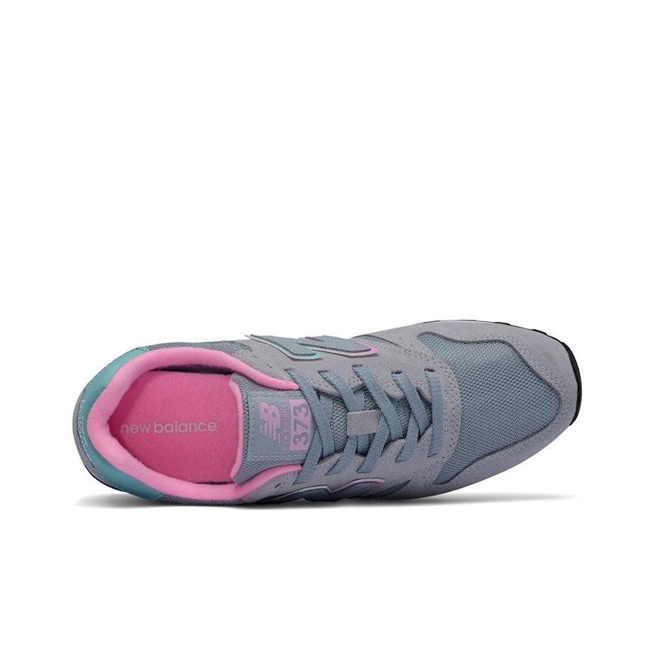 New Balance Nb 373 Sportowe Casualowe Materiałowe Niskie Buty do Biegania Damskie sneakers Szary Zielony Różowy WL373GT