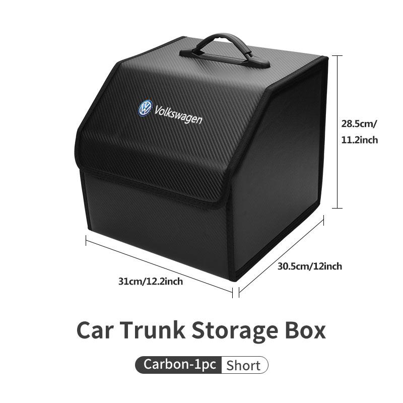 For Volkswagen VW Car Trunk Organizer Box Tailbox Stowing Tidying Storage Bag Polo Jetta Sagitar Magotan Passat B5 B6 B7 CC