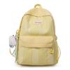 Schoolbag small fresh Korean plaid backpack female high school college student schoolbag high value large capacity girl versatile backpack