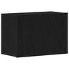 TV Stand in Black Oak Finish 60 x 30 x 41 cm Particleboard