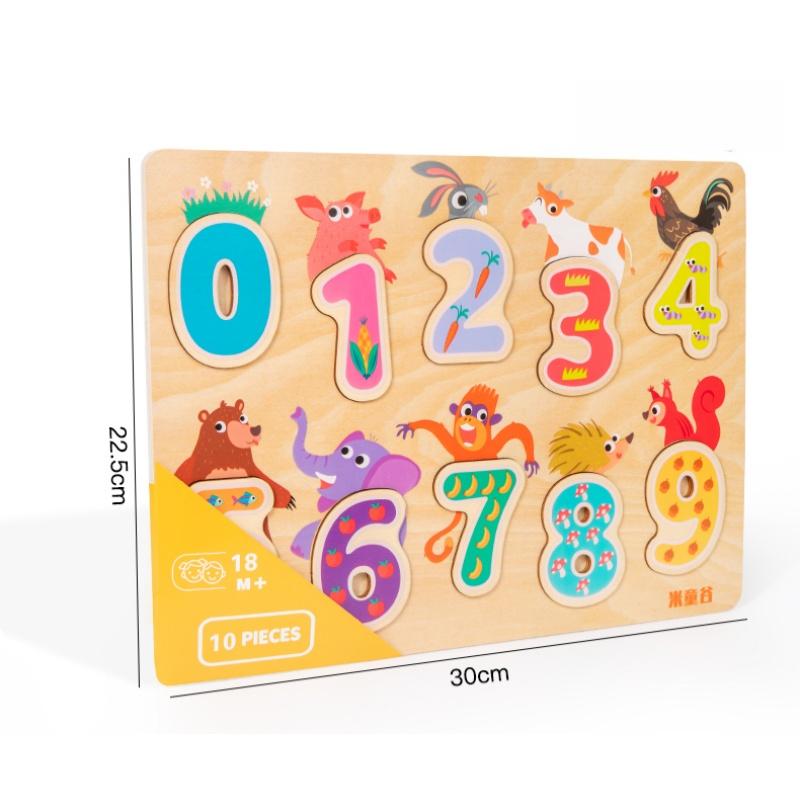 Kids Alphabetic Arithmetic Number Geometric Shapes Wooden Puzzle Montessori Preschool Learning Educational Game Toy for Children