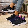 Summer fly-woven women's shoes new lightweight breathable mesh sneakers soft-soled casual versatile running shoes