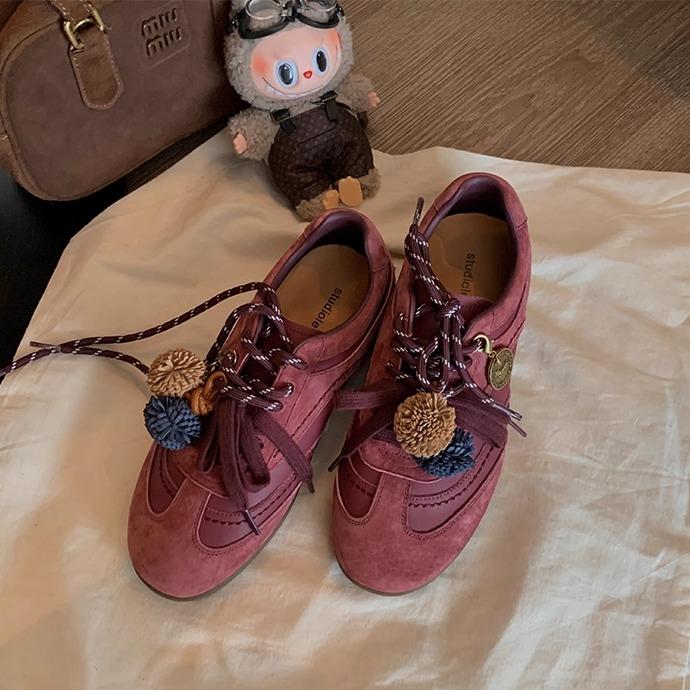 Low-top Casual Thick-soled Heightening Little White Shoes, Leather Autumn New Shock-absorbing Fashionable Versatile Women's Shoes