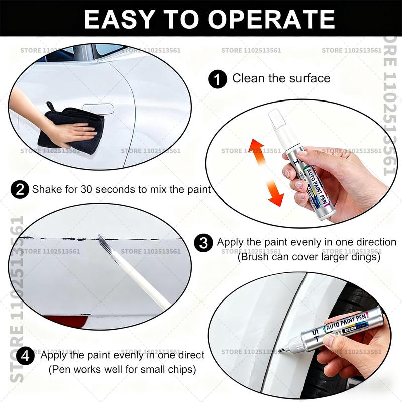 For 2005-2025 Toyota RAV4 White 070 Grey Black 209 Red 3T3 Blue Paint Repair Pen Touch Up Scratch Remover DIY Car Accessories
