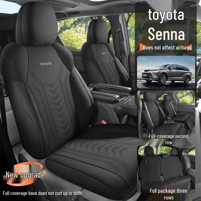 All-Season Suede Seat Covers for 2021-2026 Toyota Sienna Seats