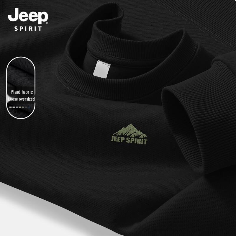 JEEP SPIRIT 2026 Spring/Autumn Men's Casual Round Neck Sweatshirt