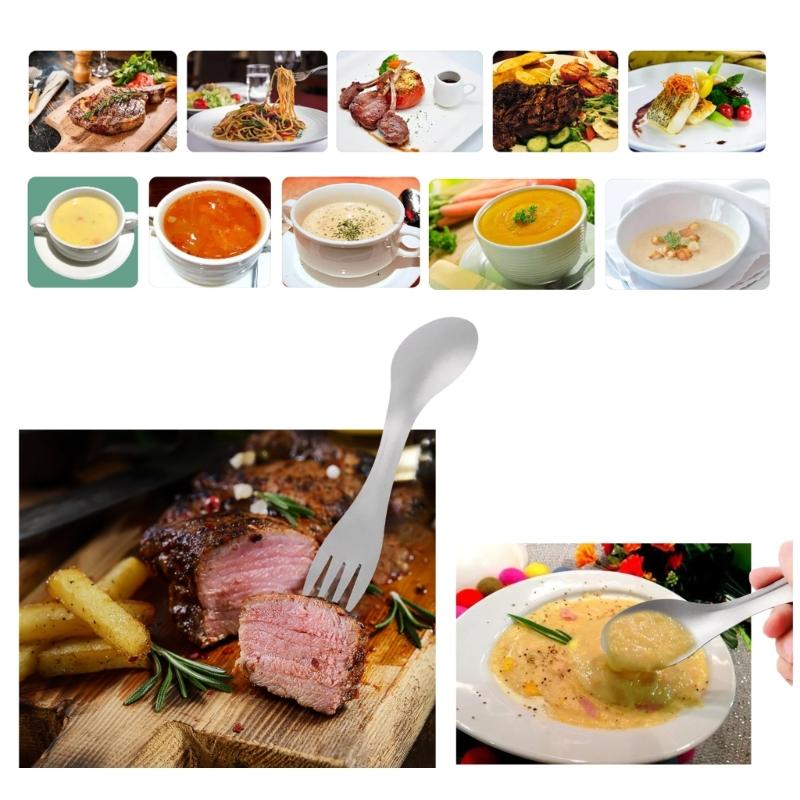 Campingbesteck für Rucksacktouren, Wanderungen Outdoor Titan Spork Campingbesteck