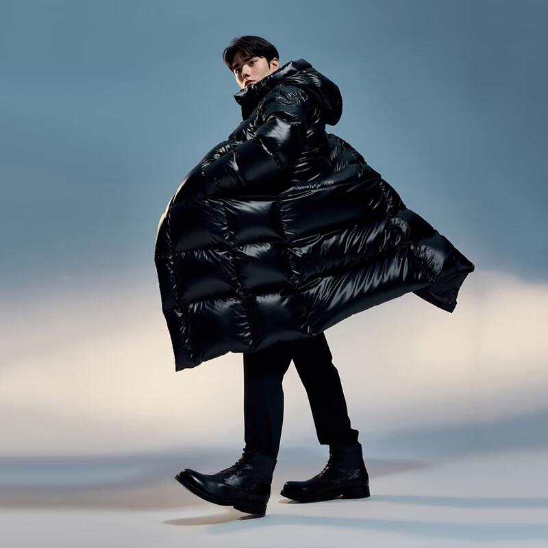 BOSIDENG B40143140 Classic Long Hooded Down Jacket