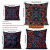 2D Bohemian Geometric Ethnic Throw Pillow Covers Pattern Cushion Cover Suitable For Sofa Bedroom Car Pillow Cover