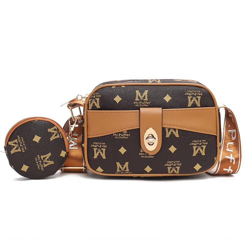 Borsa Madre Xiaofang Baozi Nuova Grande Capacità Borsa a Tracolla da Donna a Doppia Cerniera Borsa da Donna Borsa Mobile a Doppio Strato
