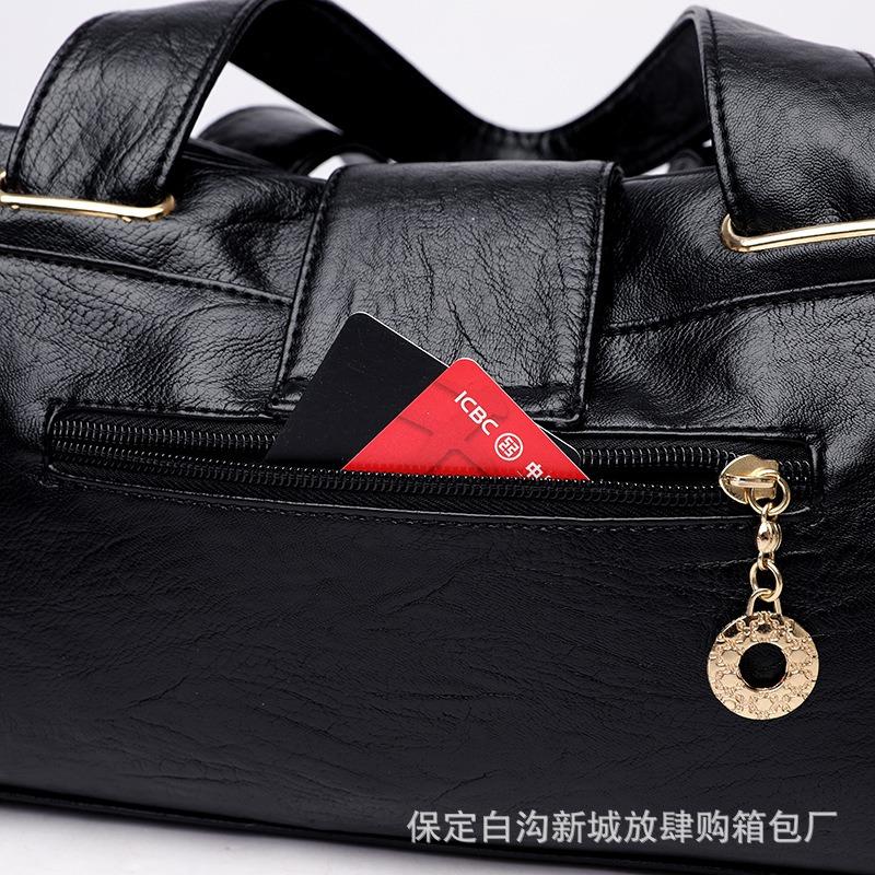 Bags Women's Trend Large Capacity Shoulder Bags Soft Leather Texture Multi-purpose Women's Bags Fashion Portable Messenger Bags Light Luxury