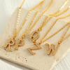 Titanium Steel 26 Letters Elegant And Exquisite Pendant Necklace Light Luxury Fashion Collarbone Chain High Sense Versatile
