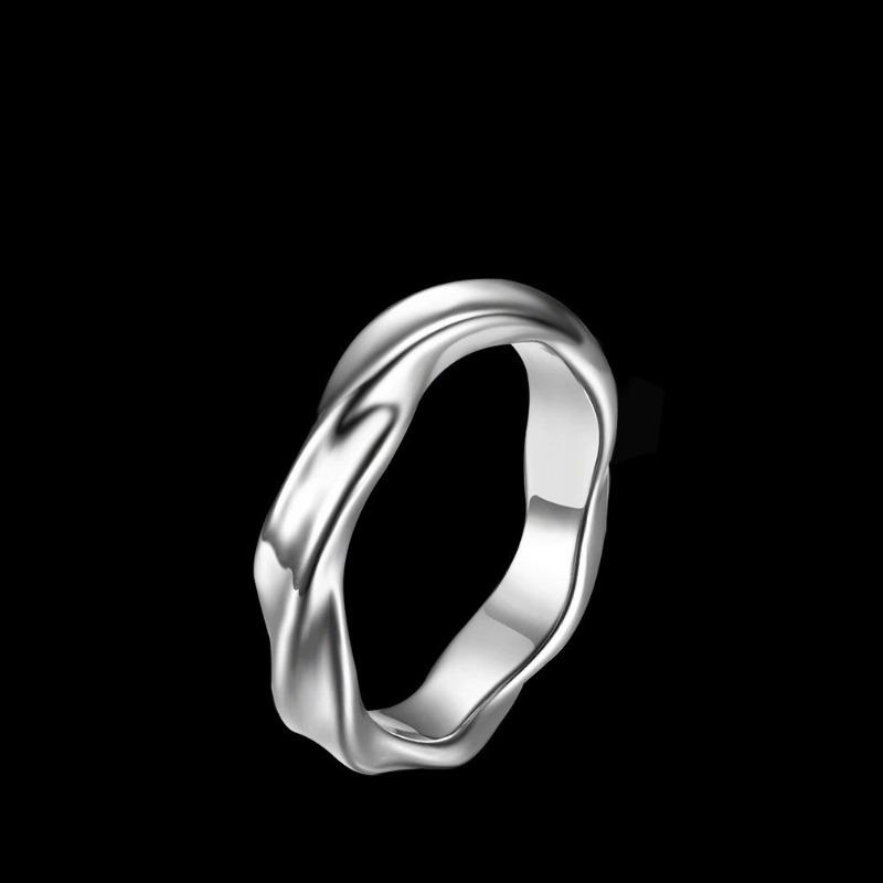 Guss Kettenring Mode Titanstahl Fingerring Handzubehör Verschlüsse
