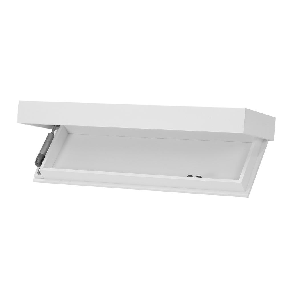 Solid Color Designer Shelf With Secret Compartment Concealed Floating Shelf Wall-Mounted Storage Solution Hidden Furniture