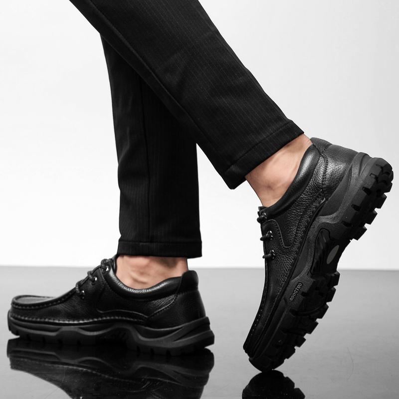 Boty z pravé kůže Muži Móda Pánské Boty Pravá kůže Luxusní Byty Muži Svatba Muži Boty Obchodní boty