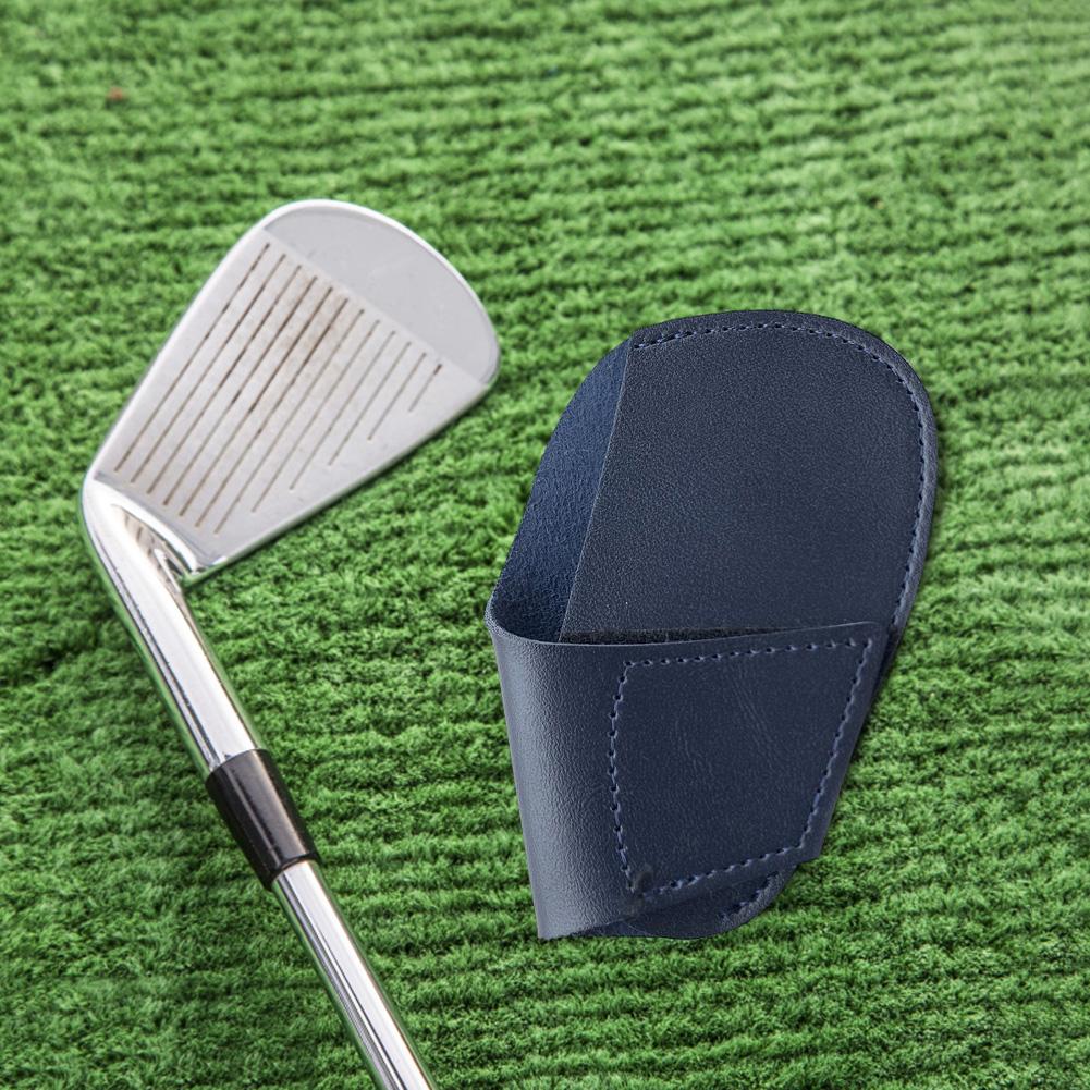 Portable Golf Club Cover Golf Accessoires Lightweight Golf Head Leather Cover for Golfers