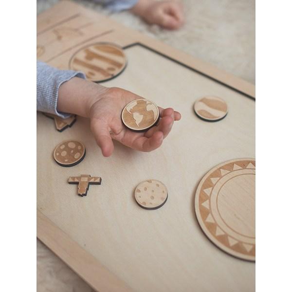 Stukapuka Montessori vesmírné puzzle, 1, Korea Nejlepší puzzle pro batolata