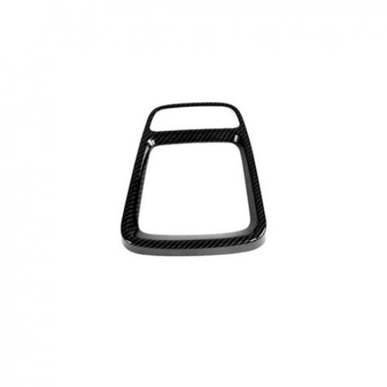 ABS Carbon Fiber Gear Shift Box Panel Cover Trim For Hyundai Venue 2020-2022