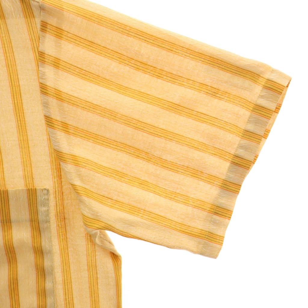 TOWNCRAFT 70s Vintage Striped Pattern Short Sleeve Shirt 15 PENNEYS Men's Used