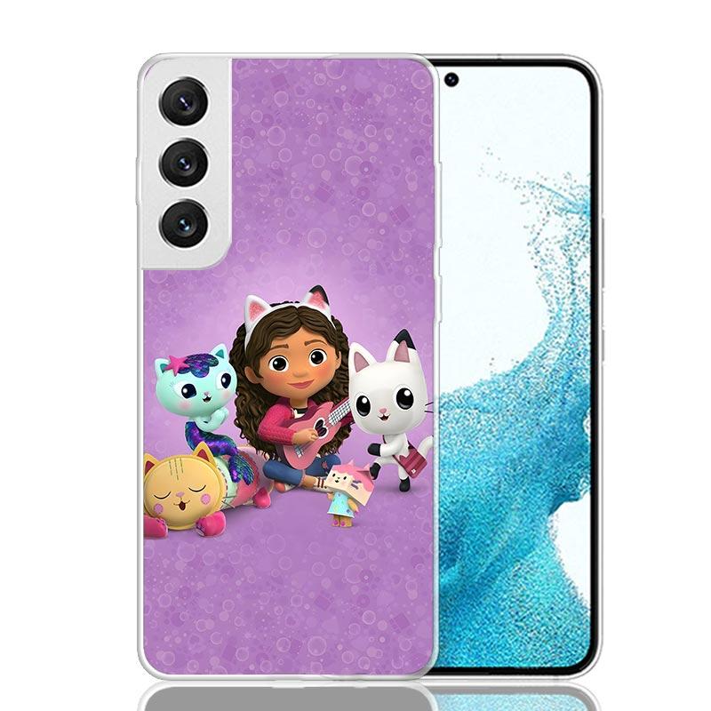

Cartoon Gabbys Dollhouse Phone Case For Samsung Galaxy S26 S25 Edge S24 S23 FE S22 Ultra S21 Plus S20 + Fundas Cover Coque Galax Samsung S20 Plus