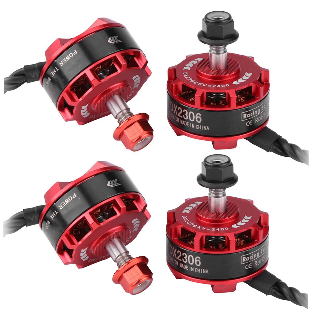 4pcs DX2306 2400KV 24S Brushless Motor for X210 X220 250 FPV Racing Drone