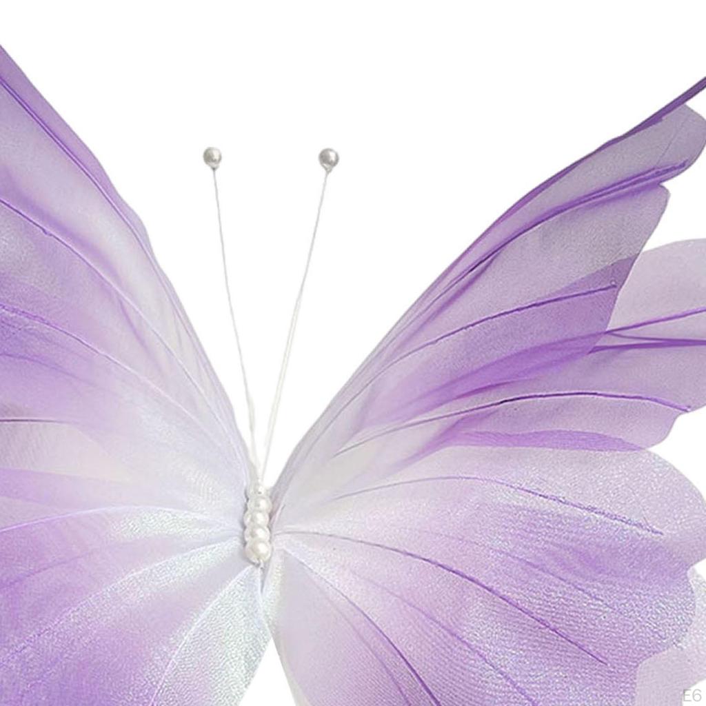Backdrop for, Large Fake, DIY, Huge 3D Butterflies Flowers, Party Decoration, Crafts, Reception