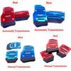 Aluminum Alloy Car Brake Gas Pedal Covers Anti Slip Thickened Wear Resistant Foot Pads Easy Install for Auto Replacement