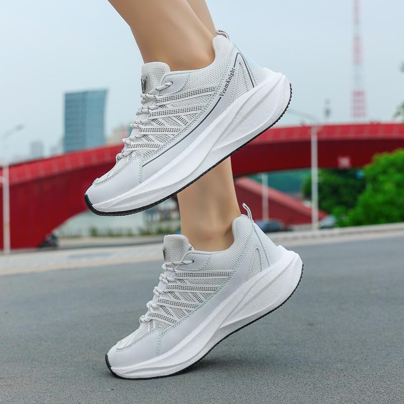 Men's Running Shoes Breathable Man Sports Sneakers Lace Up Comfort Casual Walking Shoes Athletic Training Footwear