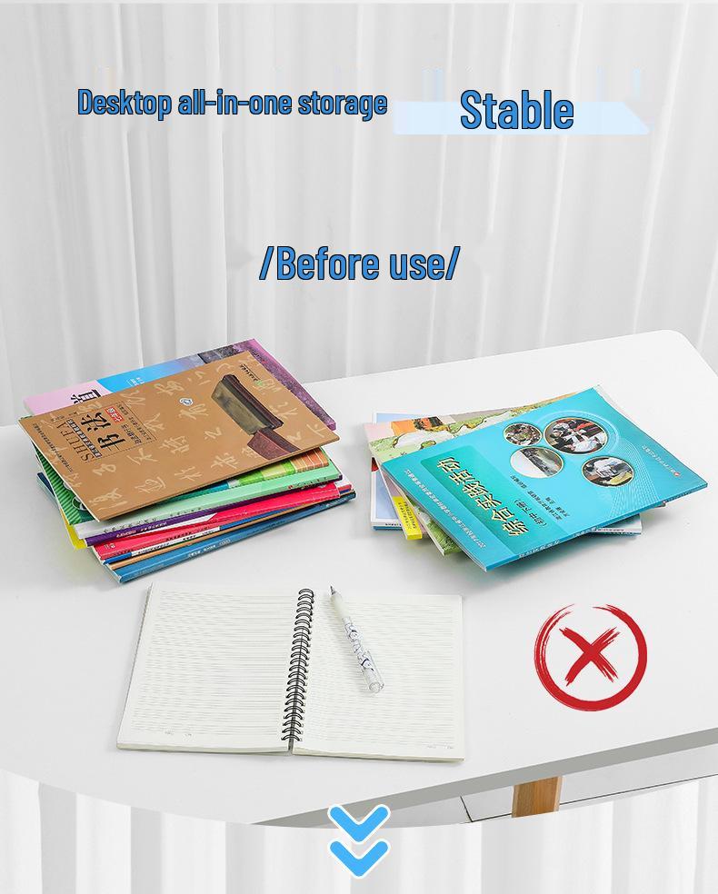 Collapsible Student Book Holder Stand & Bookends Organizer