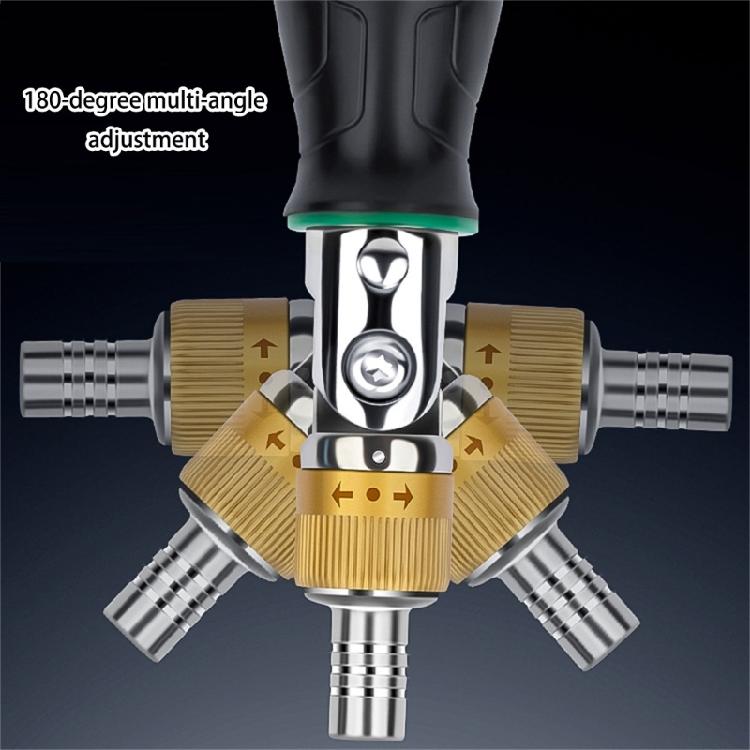 10 Function Ratcheting Screwdriver Tool Set Carbon Steel Tip 360 Degree Swivels Mechanism Professional Solid Storage