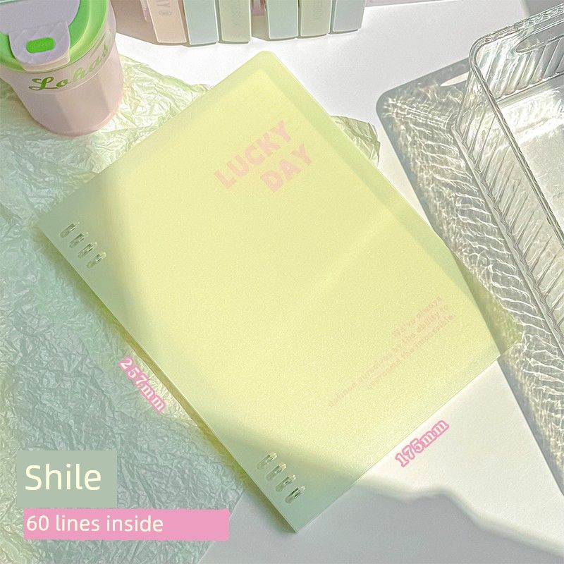 

Grade Three Class Two B5 Loose-Leaf Notebook Book Good-looking Shell Postgraduate Entrance Examination Only for Pupils Notepad B5 Guava 60 inside pages