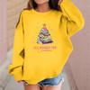 Children's Fashionable Casual Long-sleeved Loose Christmas Print Pullover Sweatshirt
