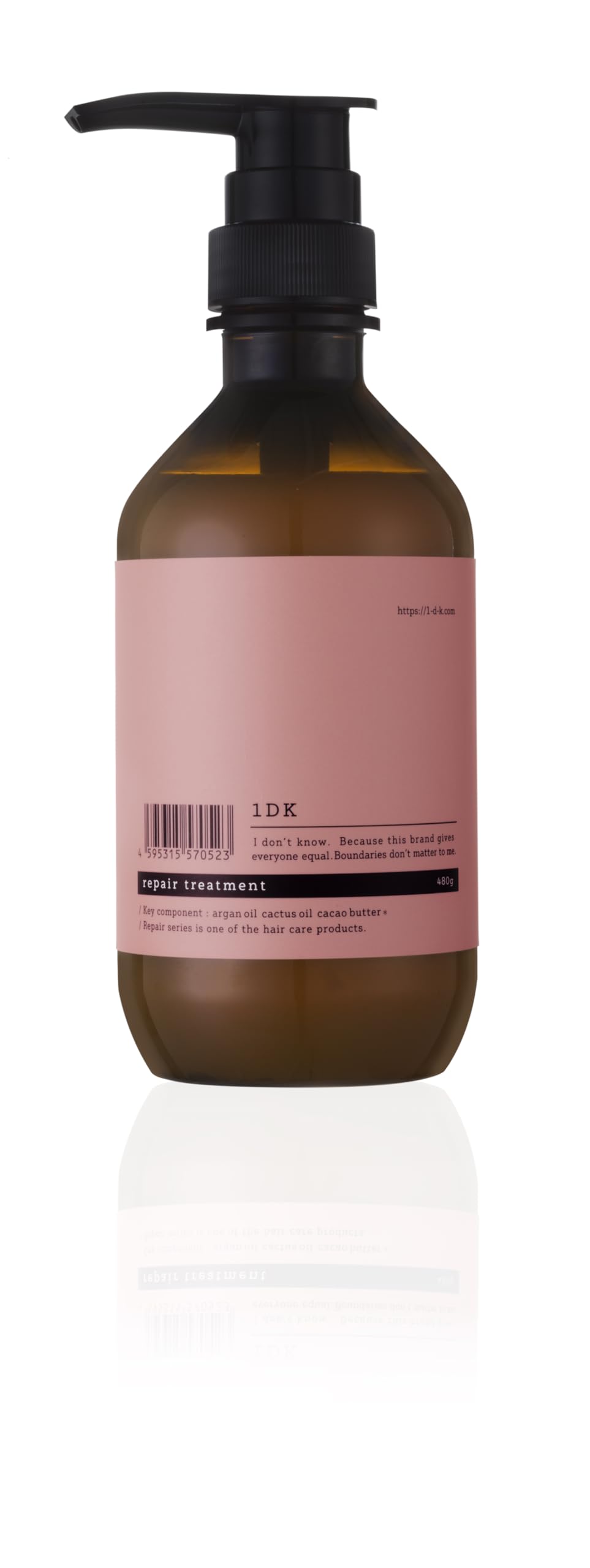 

1DK Repair Treatment 480g Hair Mask for Highly Damaged and Highly Toned Aromatic Floral Contains Tostea and PLEX [Official] Hair, Scent, розовый