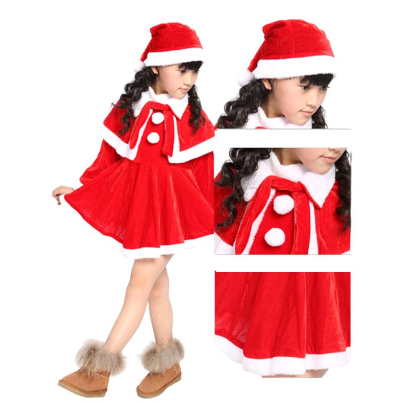 Santa Boys Girls Claus Cosplay Costume Christmas Clothes Kids Outfit Xmas Party