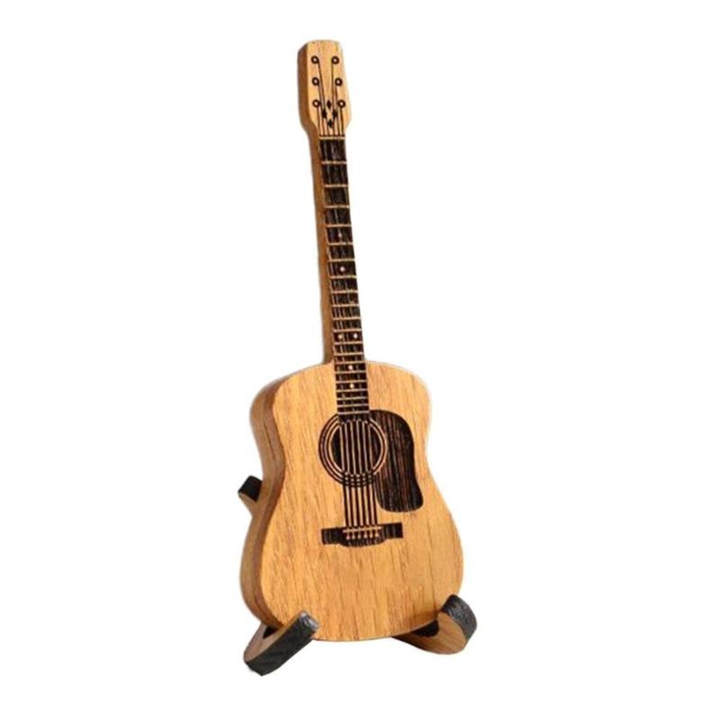 

Handmade Wood Guitar Pick Display Box Secure Vintage Guitar Pick Holder for Music Lover 1