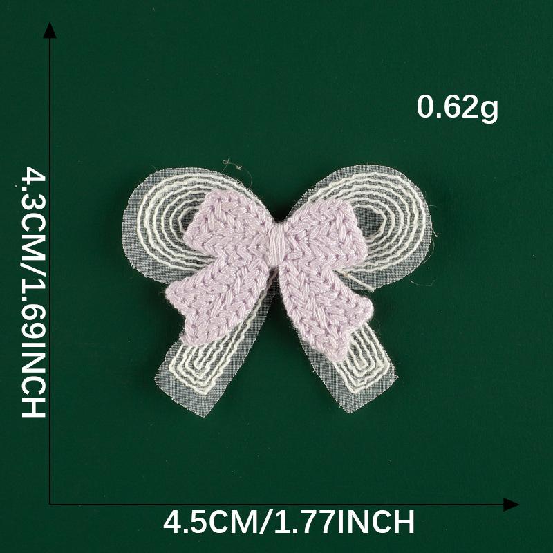 Original Embroidery Label Hair Accessories Accessories Cherry Lace Embroidery Sticker Diy Patch Clothing Accessories Cloth Label Cloth Sticker