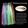 4packs Pearl Flash Tinsel Mylar Flashabou Tinsel Nymphs Streamer Saltwater Fishing Fly Tying Material Fishing Accessories