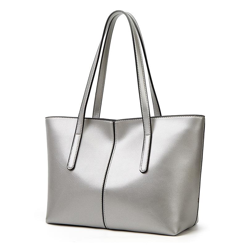 

Модная и минималистичная женская сумка. Универсальная сумка через плечо на одно плечо. Женская сумка большой вместимости. one size светло-серый