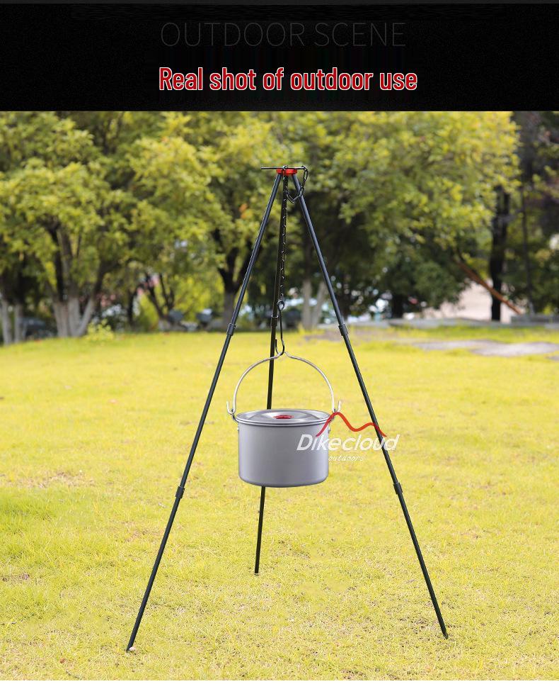 Outdoor Klappstativ Lagerfeuergrill & HängeTopfhalter