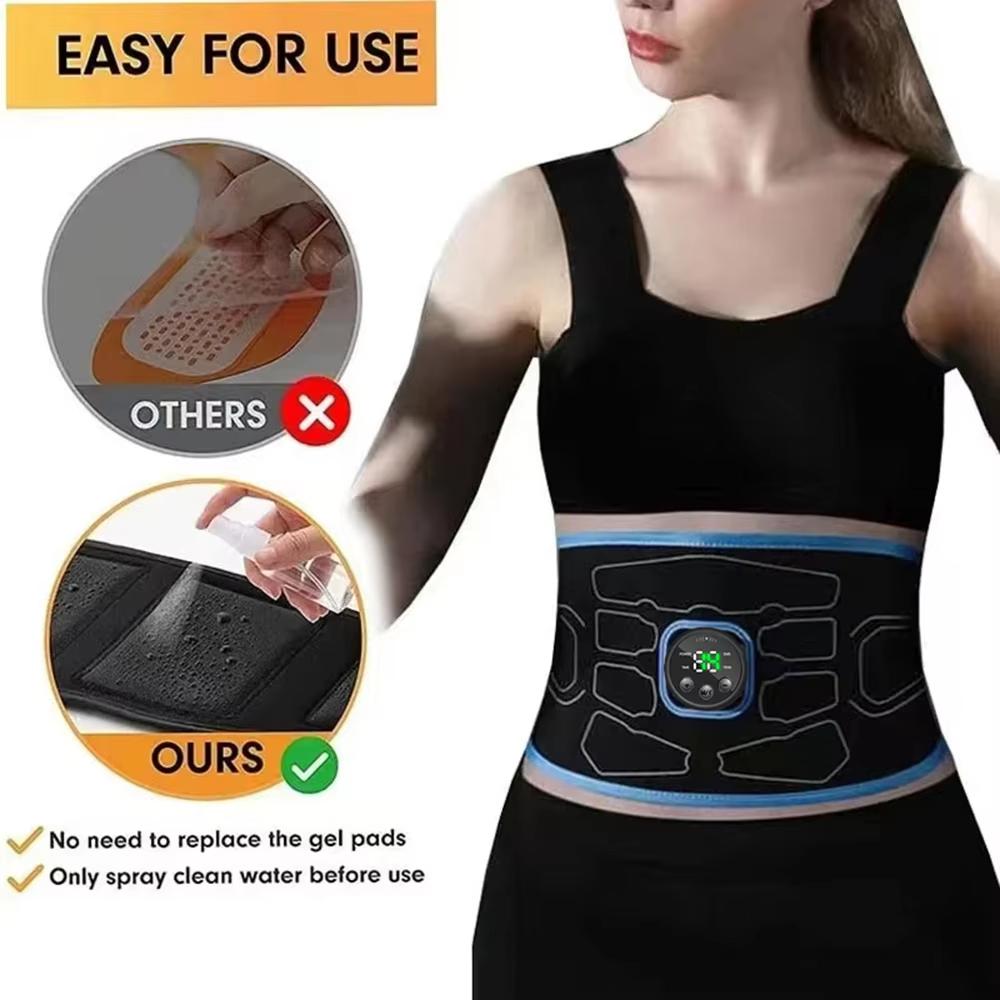 Cintura Elettrostimolante Addominale EMS Stimolazione Muscolare Elettrica Trainer Vita Portatile Modellante Dimagrante Fitness Massaggiatore