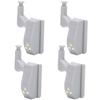 10 Sets Hinge LED Light High Brightness ABS Cabinet Hinge Light with 3 LED Lamp Beads Hinge Lights for Wardrobe Cabinet
