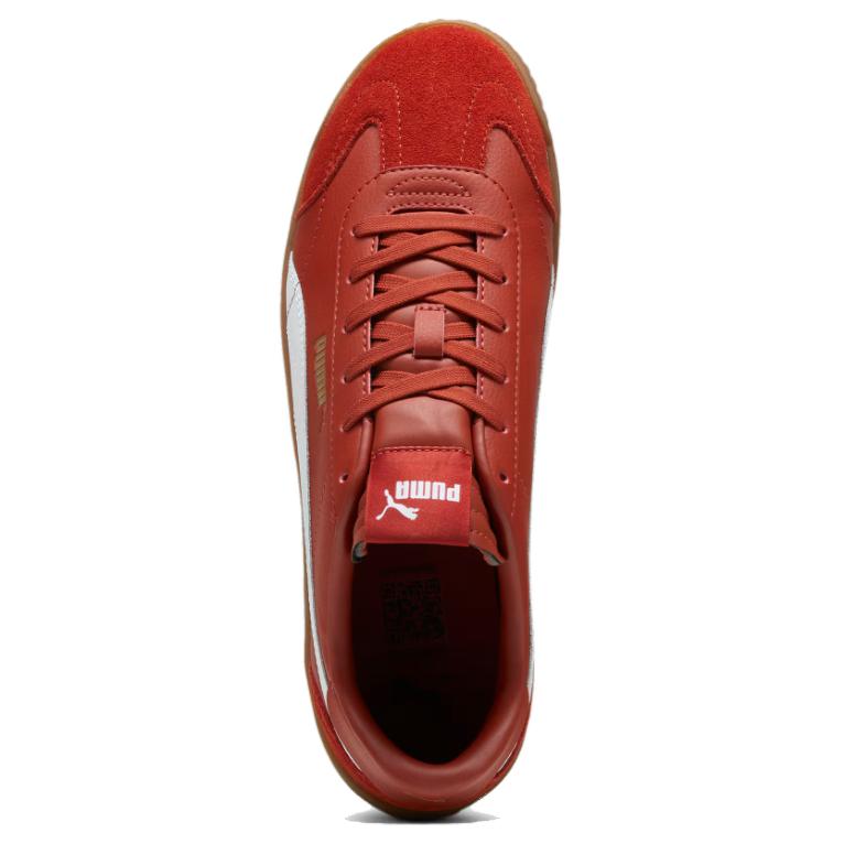 Puma Club 5v5 Mars Red Unisex Sneakers White Gold 395104-10