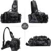New Model Multi-functional Lure Backpack, Large Waist Bag, Tactical Cross-body Bag for Fishing, Fishing Rod Bag, Outdoor Bag
