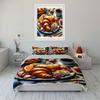 "Butter-dipped Breakfast Bliss" Bedding Sets Duvet Covers Pillowcases(1* Duvet Cover 2* Pillowcases Without Duvet Insert)