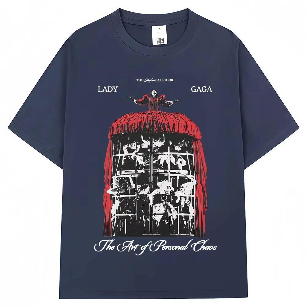 Vintage Hip Hop Trička Mayhem Ball Tour Tričko Pánské Dámské Módní Nadměrné Bavlněné Tričko Hipster Streetwear Pánské