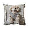 Dog Pattern Pillow Cover Cute Puppy Throw Pillow Case Zippered Decorative Pillowcase for Bedroom Living Room Sofa Couch