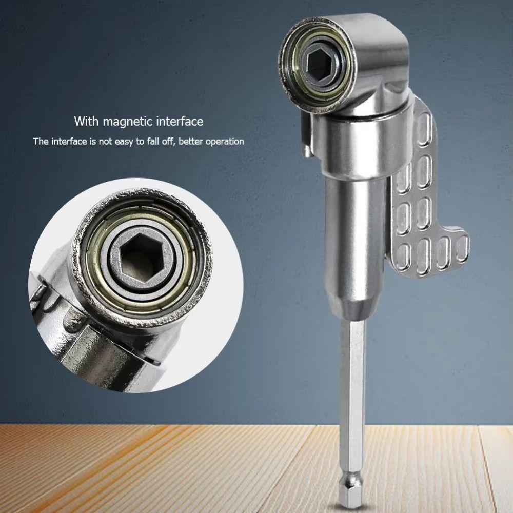 105/90 Degree Drill Adapter Attachment Magnetic Socket Right Angle Head  Bend Device  Screwdriver