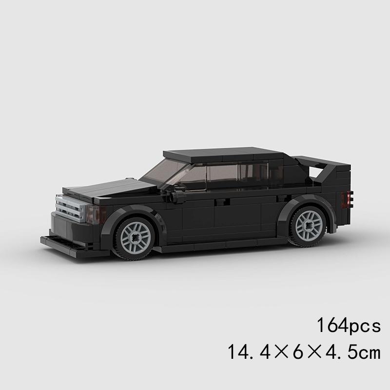 City MOC Super Race Car Speed Model Building Bricks Rally Sports Racing Police Vehicle Blocks Technical Pickup Christmas Gift