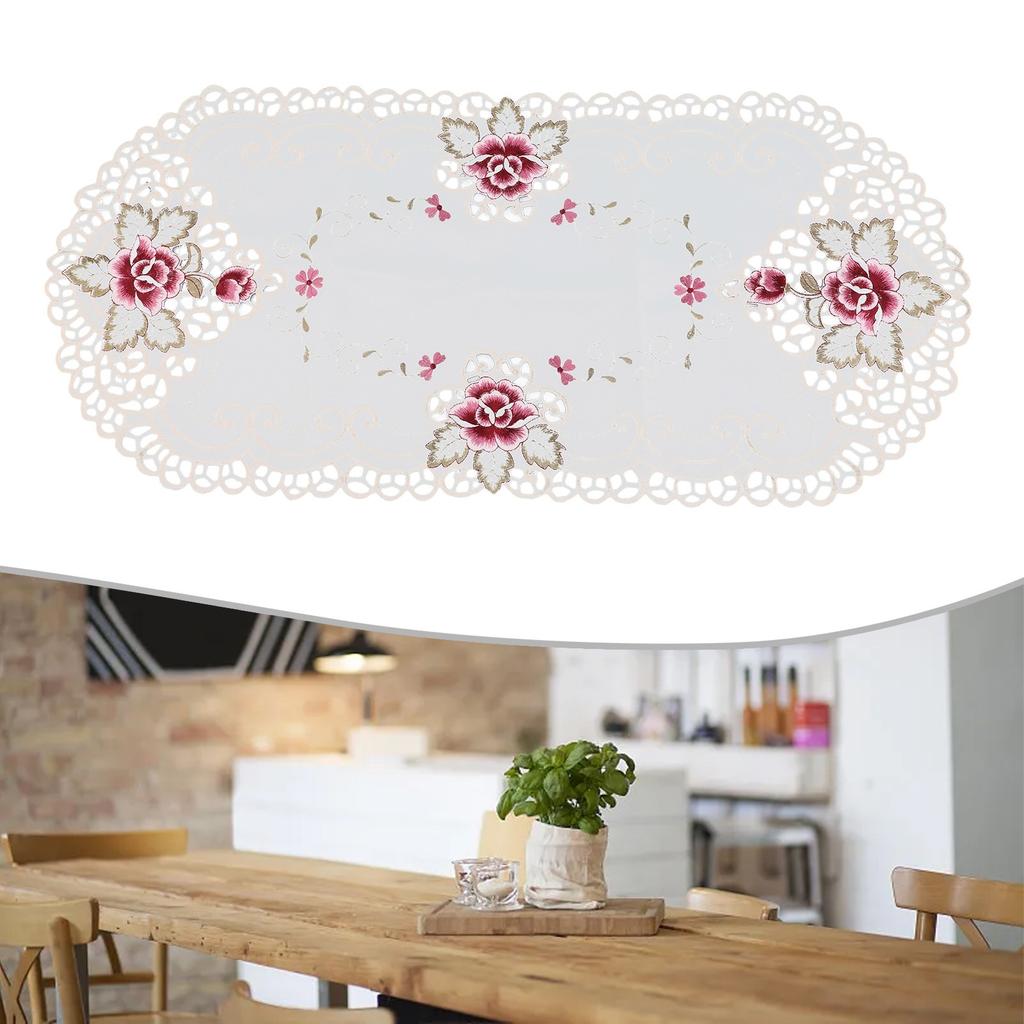 Tablecloth 40x85cm Satin Fabric Washable Table Runners